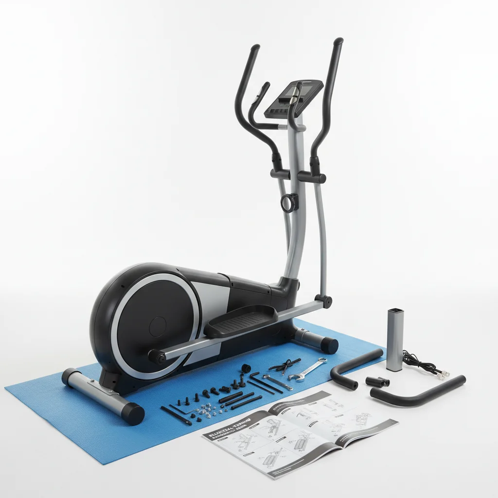elliptical trainer assembly